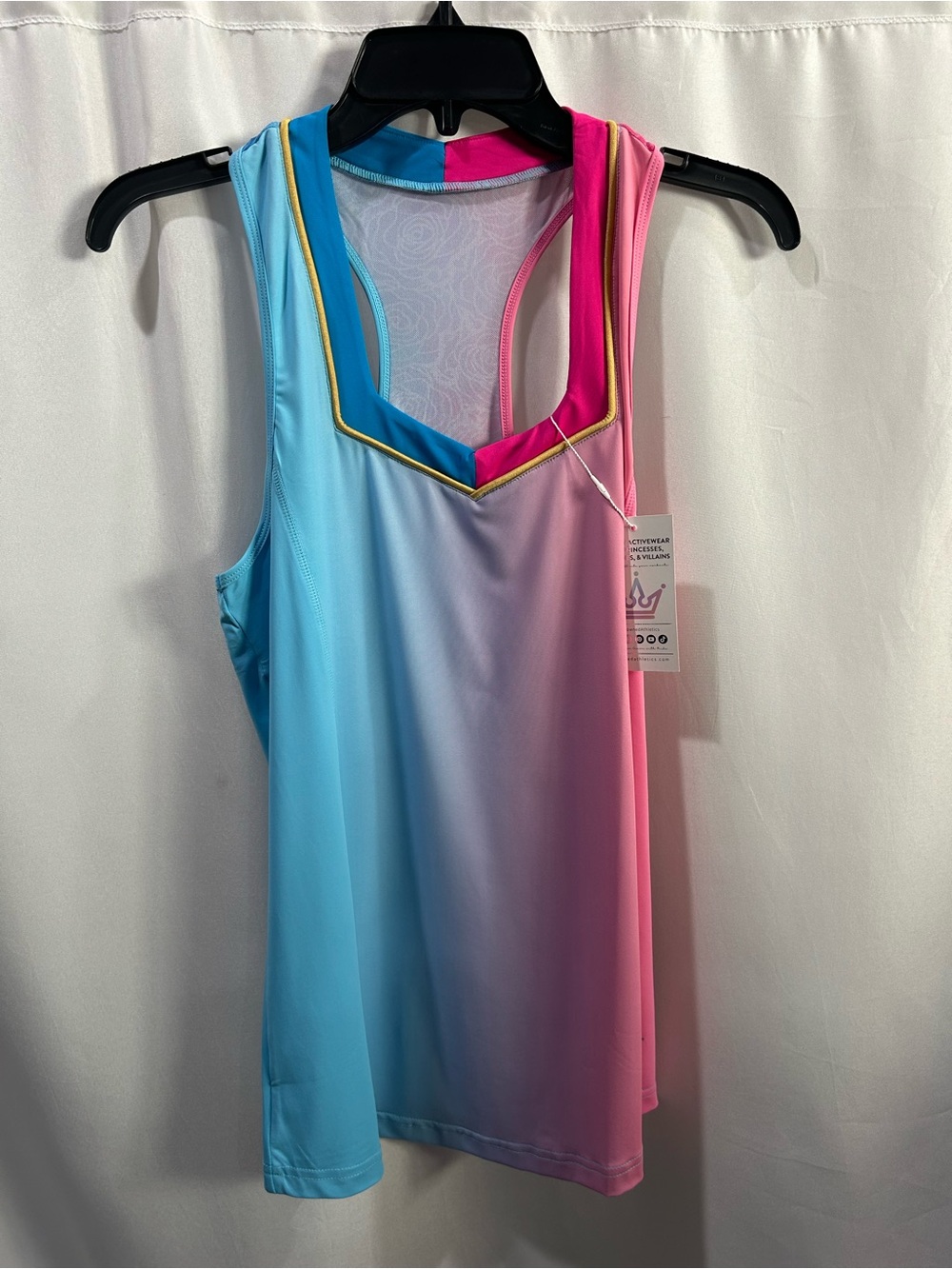 Crowned Athletics Ombre Sleeping Beauty Aurora Flow Tank Top